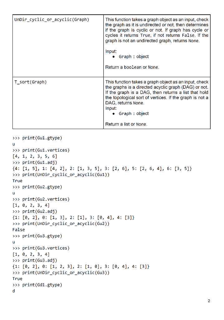 Solved Project 2 - Cycle Detection In this project, you are | Chegg.com