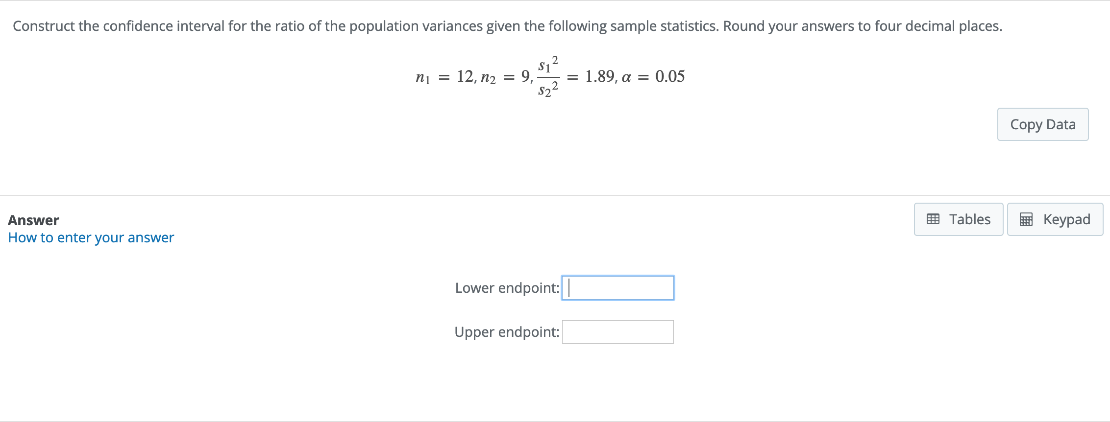 Solved Construct the confidence interval for the ratio of | Chegg.com