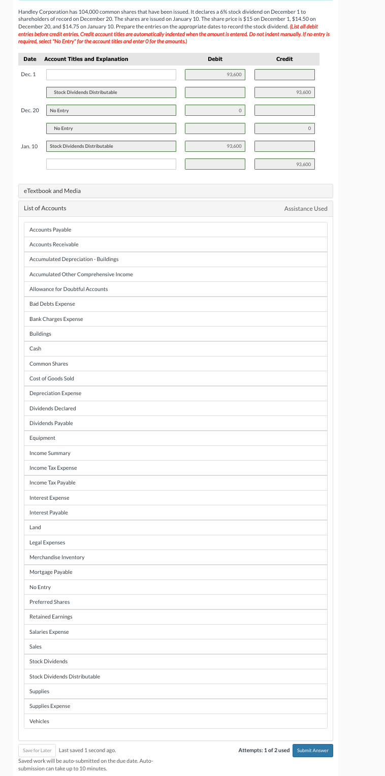Solved Handley Corporation has 104,000 common shares that