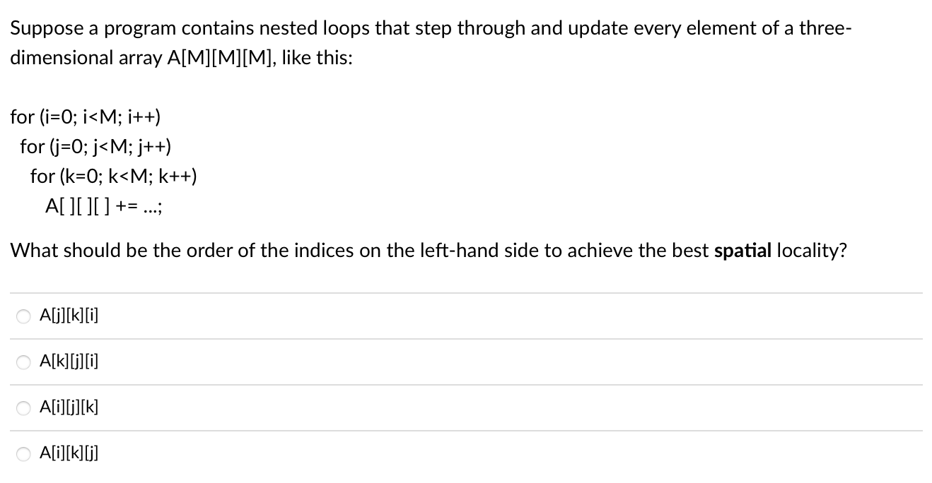 Solved Suppose a program contains nested loops that step | Chegg.com