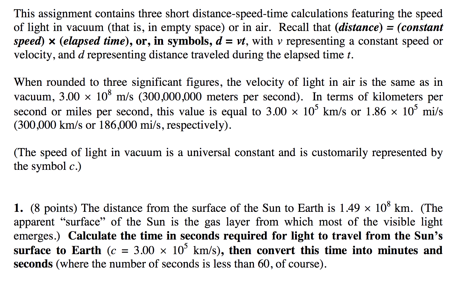 Solved = This assignment contains three short | Chegg.com