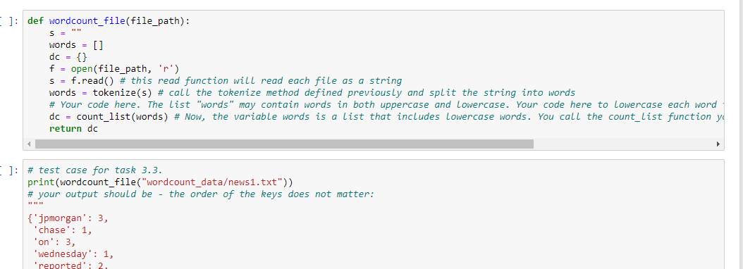 Solved Python coding. Answer where it says