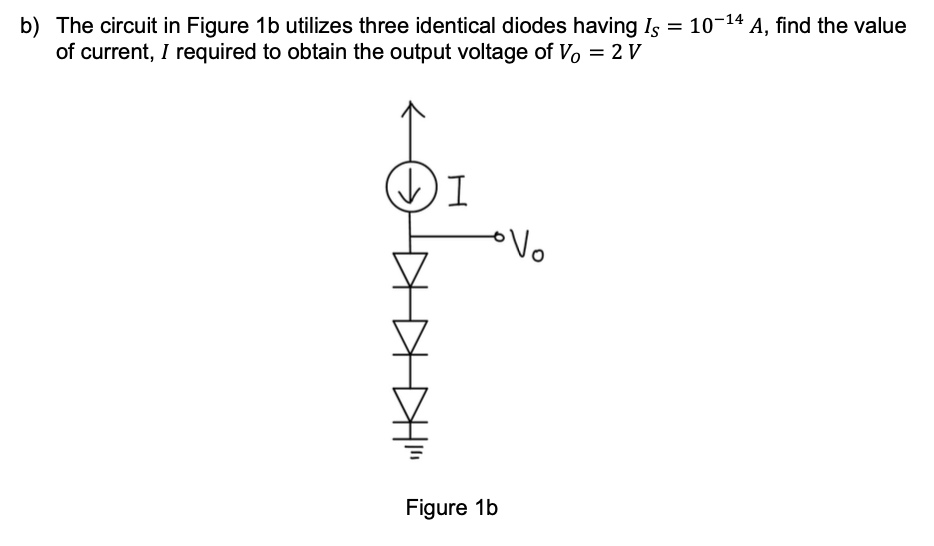 Solved B) The Circuit In Figure 1b Utilizes Three Identical | Chegg.com