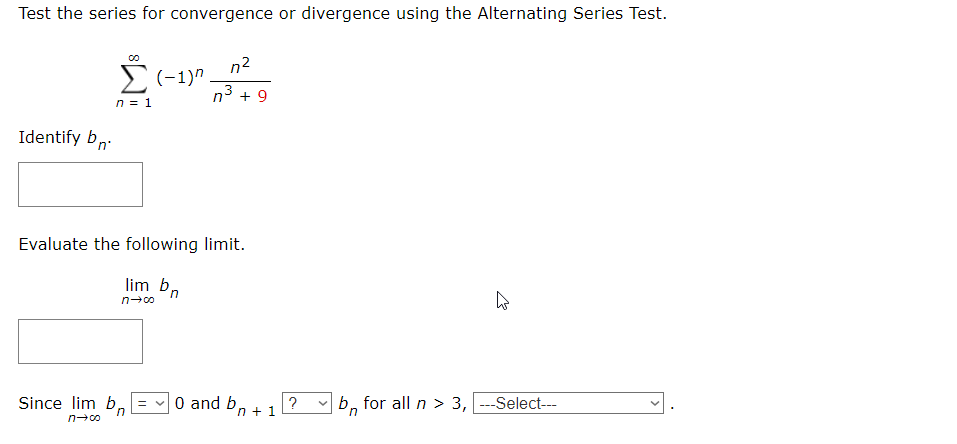 Solved Test the series for convergence or divergence using | Chegg.com