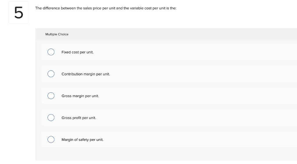 Solved Costs that do not change when the volume of | Chegg.com