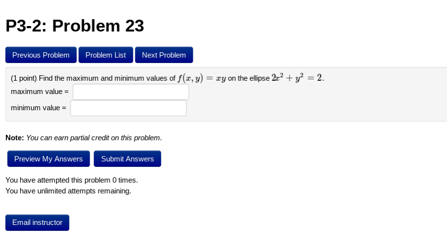 Solved P3-2: Problem 23 Previous Problem Problem List Next | Chegg.com