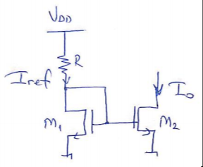 Solved 1. W/L of transistors for IO=2×IREF=400 µA in the | Chegg.com