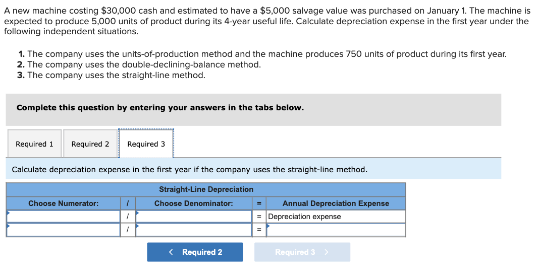 Solved A new machine costing $30,000 cash and estimated to | Chegg.com