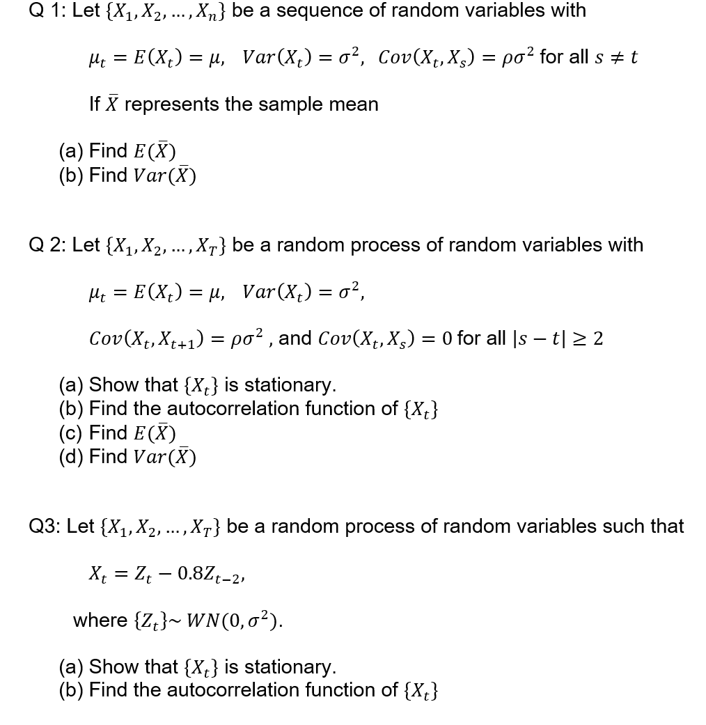 Solved] Let X1,X2,,Xn be a sequence of random samples from a