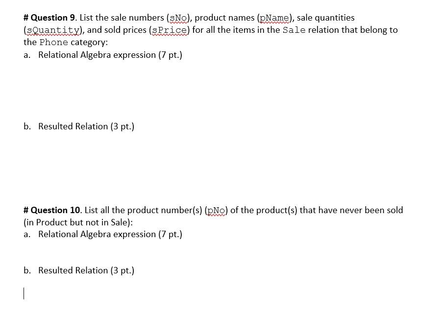 Solved Given A Relational Database Schema And The Current | Chegg.com