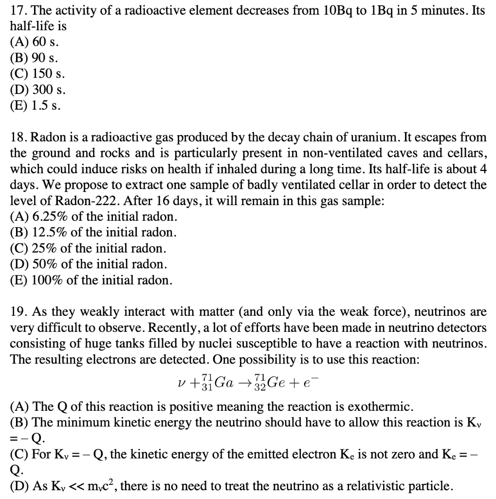 The Radioactive Element Radon