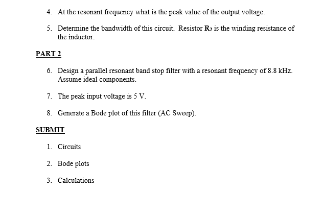Solved PART 1 1. Construct the circuit in Figure 1 in | Chegg.com