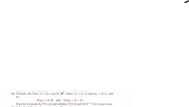 Solved Let Consider The Basis S V1 Va For R Where Vi Chegg Com