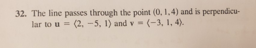 Solved Find a set of parametric equations for the given line | Chegg.com