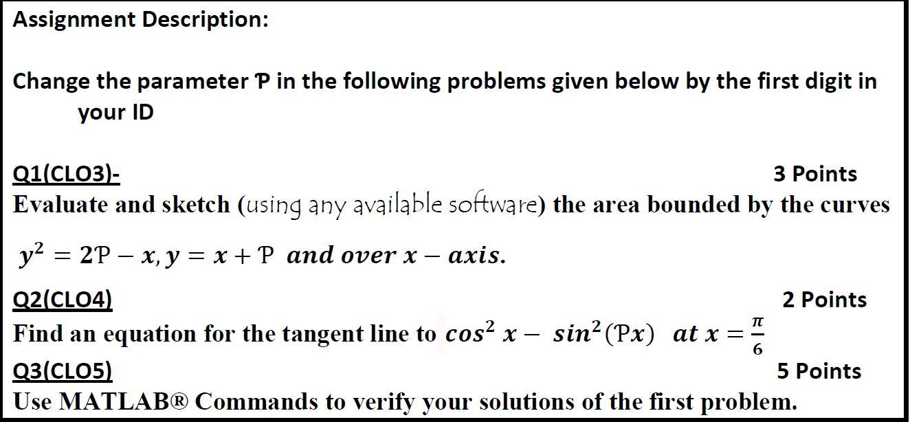 Solved Assignment Description: Change the parameter P in | Chegg.com