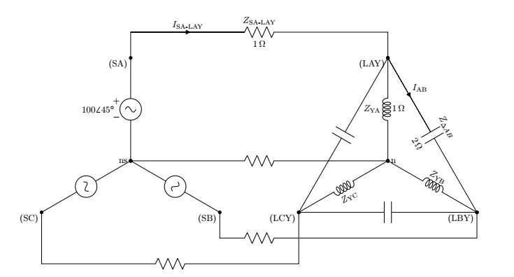 Solved Given the balanced 3 phase system shown in the figure | Chegg.com