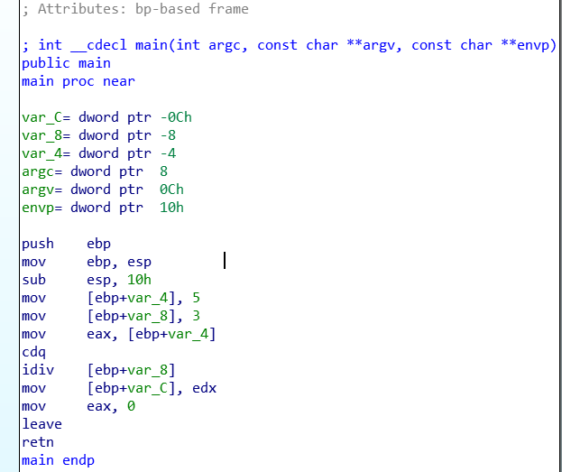 Convert x86 assembly to C. I believe it is a simply