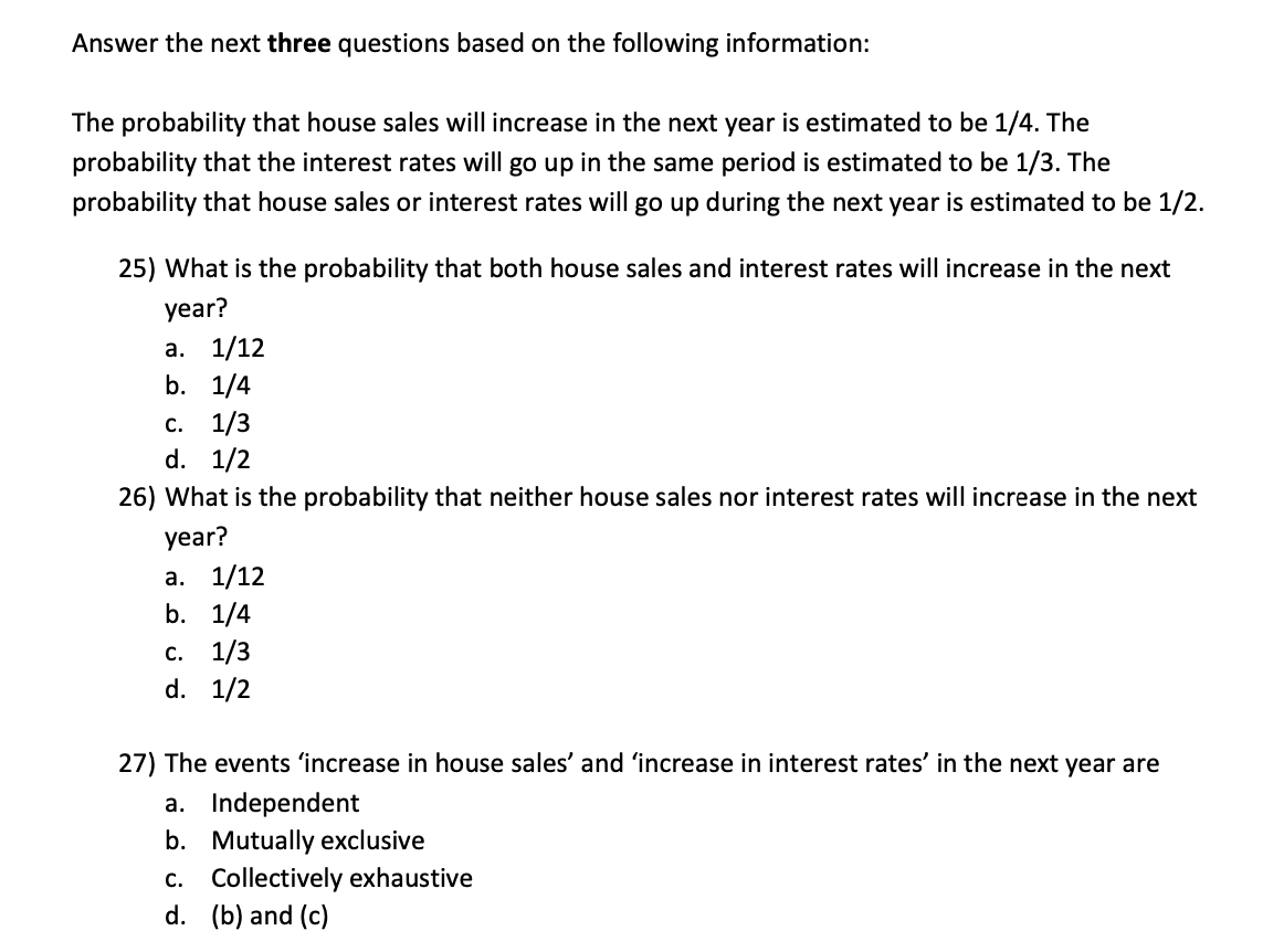 Solved Answer the next three questions based on the | Chegg.com