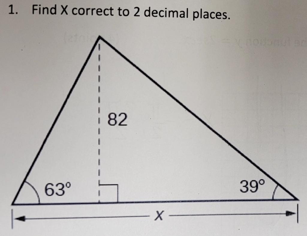 solved-1-find-x-correct-to-2-decimal-places-chegg