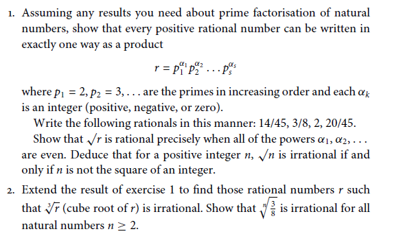 Solved 1. Assuming any results you need about prime | Chegg.com