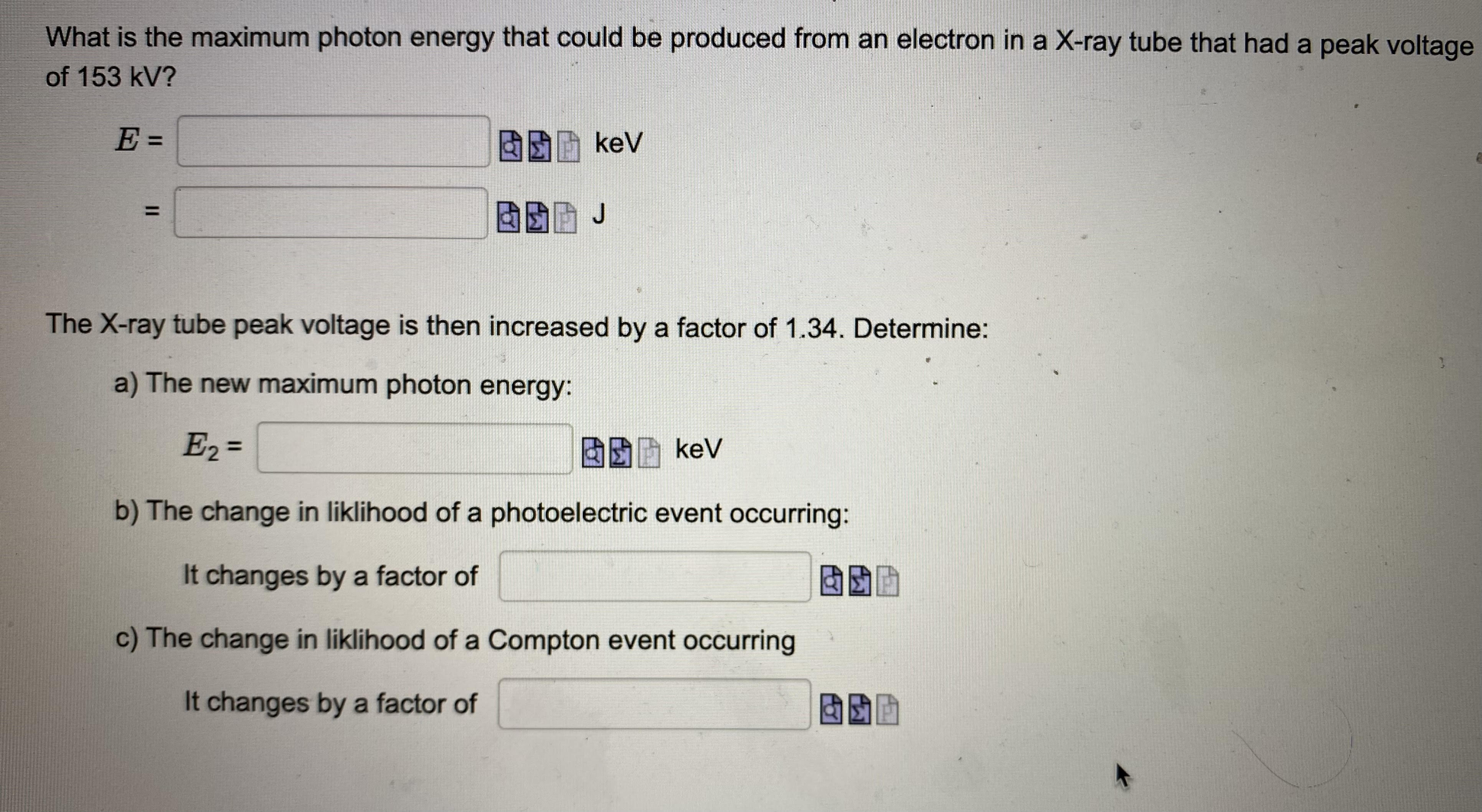 Solved What Is The Maximum Photon Energy That Could Be Chegg Com   Phph3q4sB