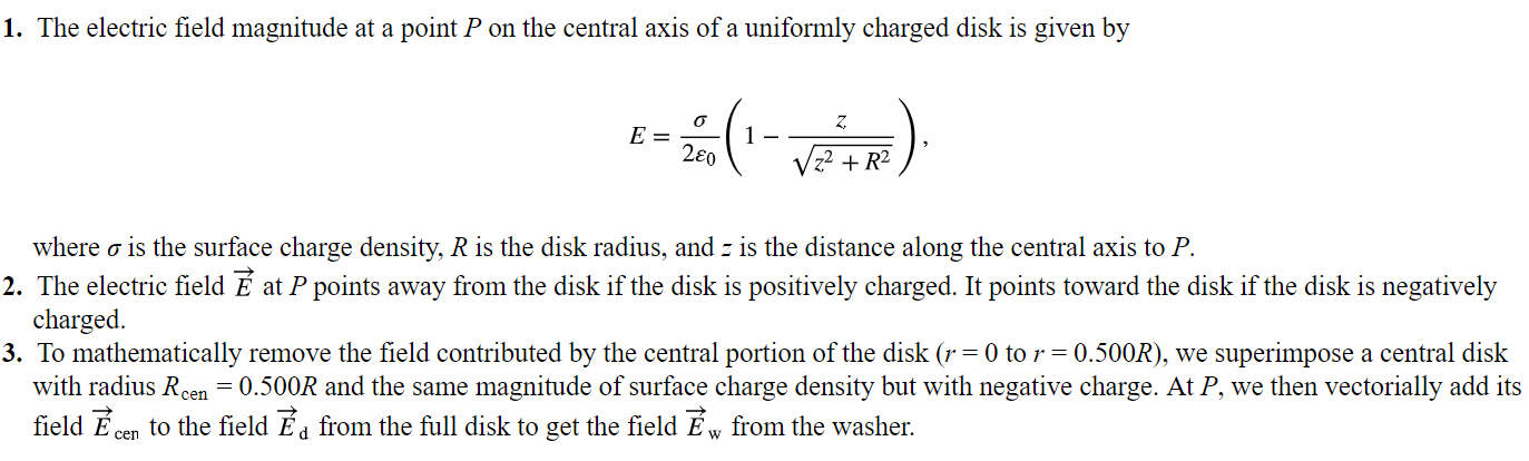 Solved The figure shows a disk with uniform surface | Chegg.com