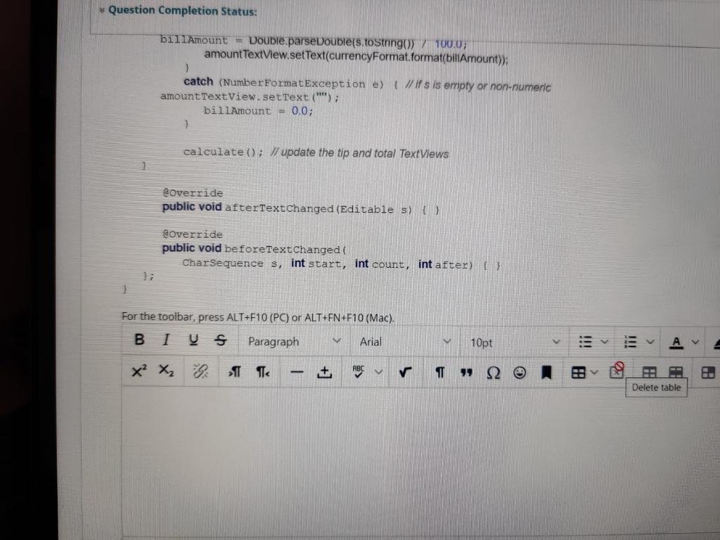 Solved Questions: Consider the following Java code for a | Chegg.com