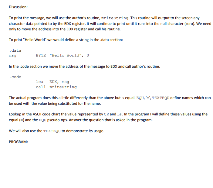 Solved Write a program to print 
