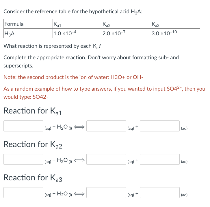 Solved Consider the reference table for the hypothetical | Chegg.com