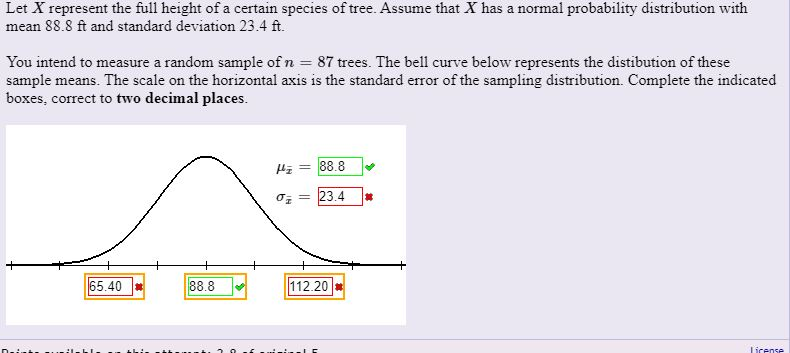 Solved Let X represent the full height of a certain species | Chegg.com