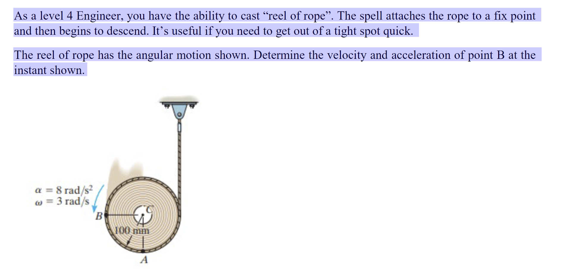 Solved As a level 4 Engineer, you have the ability to cast