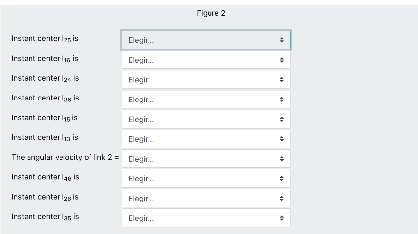 Solved For the mechanism shown in the Figure 1, the instant | Chegg.com