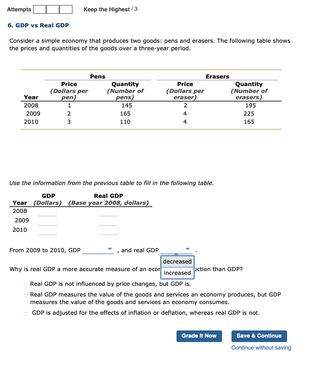 Solved Consider A Simple Economy That Produces Two Goods: | Chegg.com