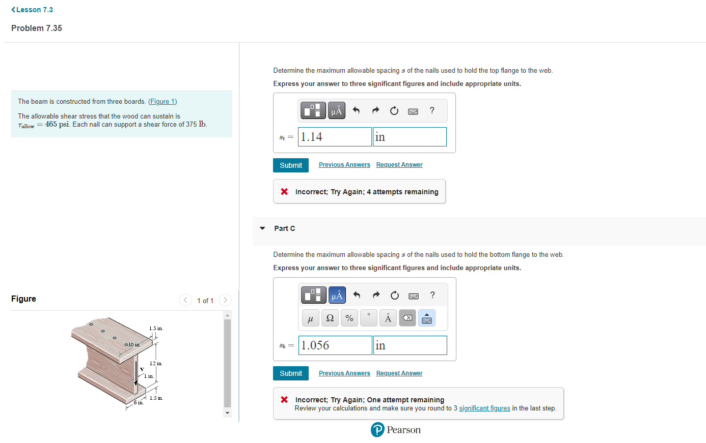 Solved Determine the maximum allowable spacing s of the | Chegg.com