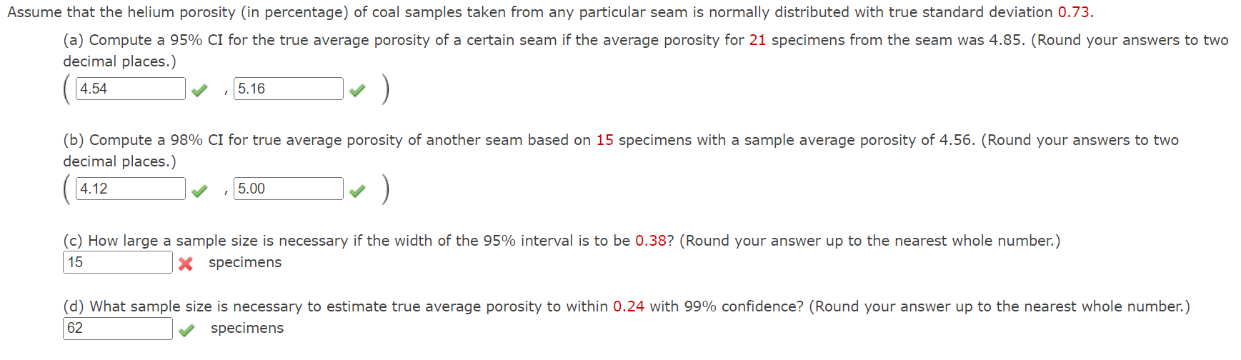 Solved Please solve the wrong part of the question, note | Chegg.com