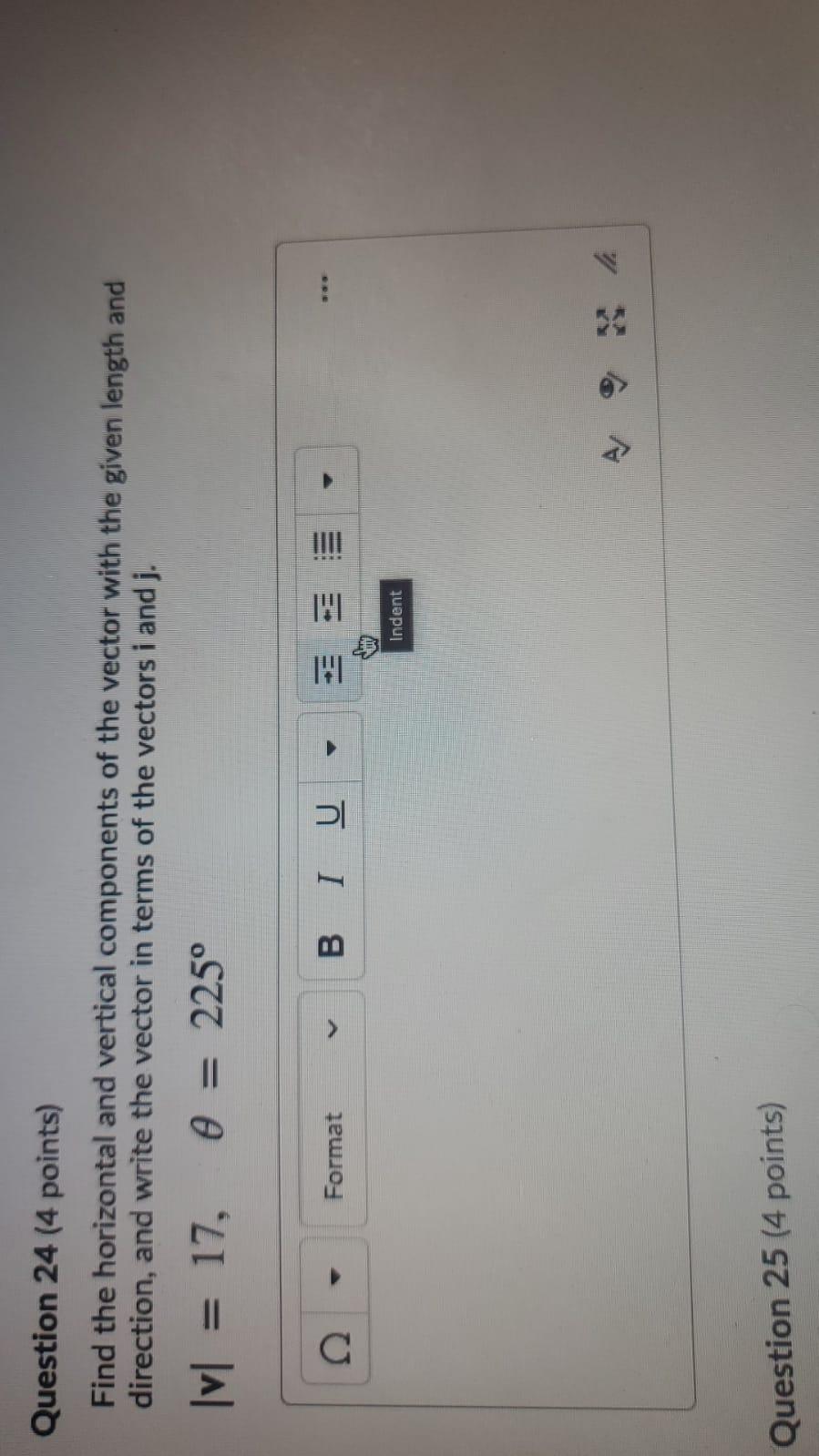 Solved Question 24 (4 points) Find the horizontal and | Chegg.com