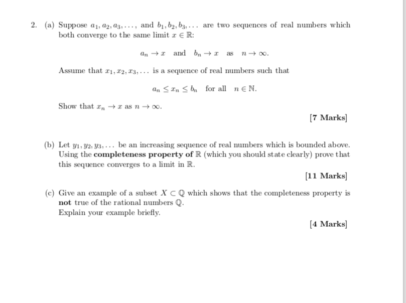 Solved 2. (a) Suppose A1, 02, 03, ..., And B1,b2, 63,... Are | Chegg.com