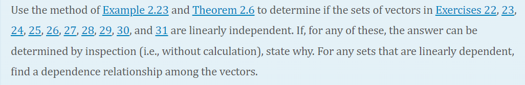 Solved Use the method of Example 2.23 and Theorem 2.6 to | Chegg.com