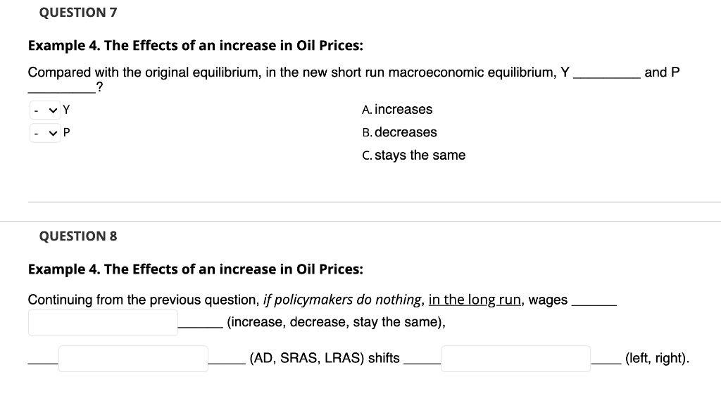 Solved QUESTION 7 Example 4. The Effects of an increase in | Chegg.com
