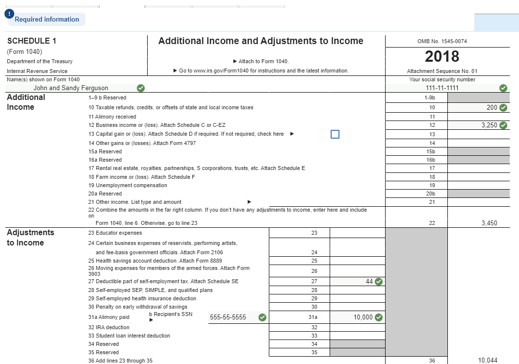 John and Sandy Ferguson got married eight years ago