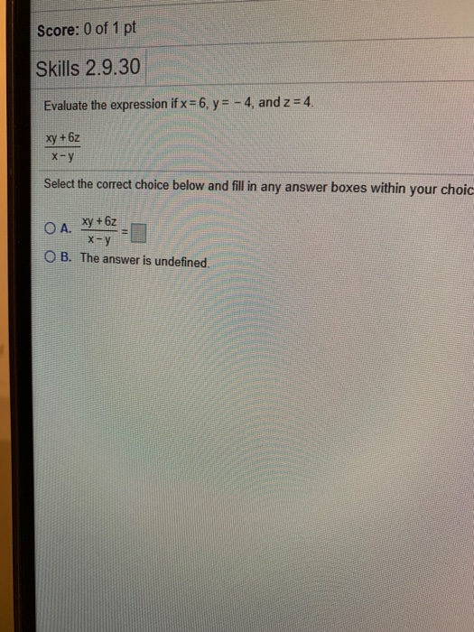 Solved Score: 0 of 1 pt Skills 2.9.26 Find the numerical | Chegg.com
