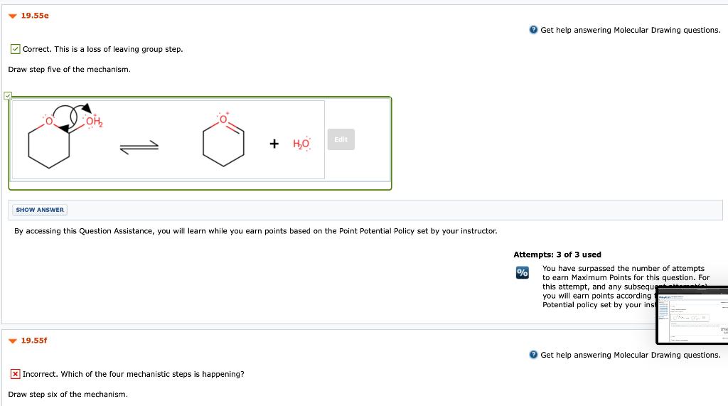 Solved Practice Problem 19.55 Draw the mechanism for the | Chegg.com