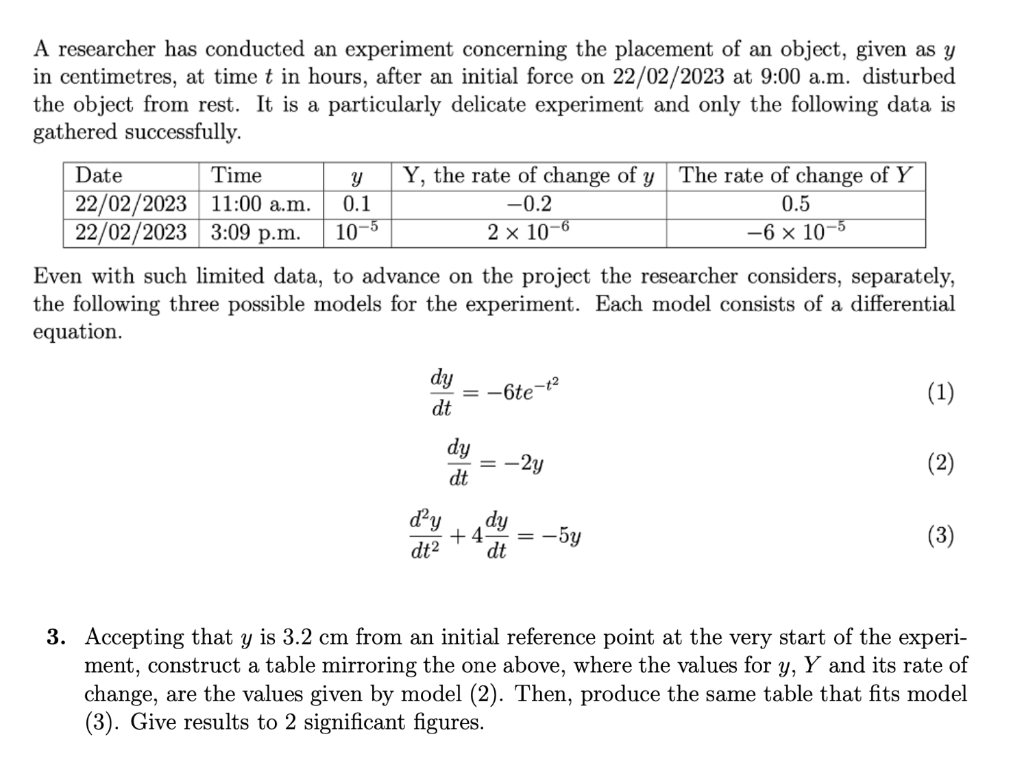 Solved A researcher has conducted an experiment concerning | Chegg.com