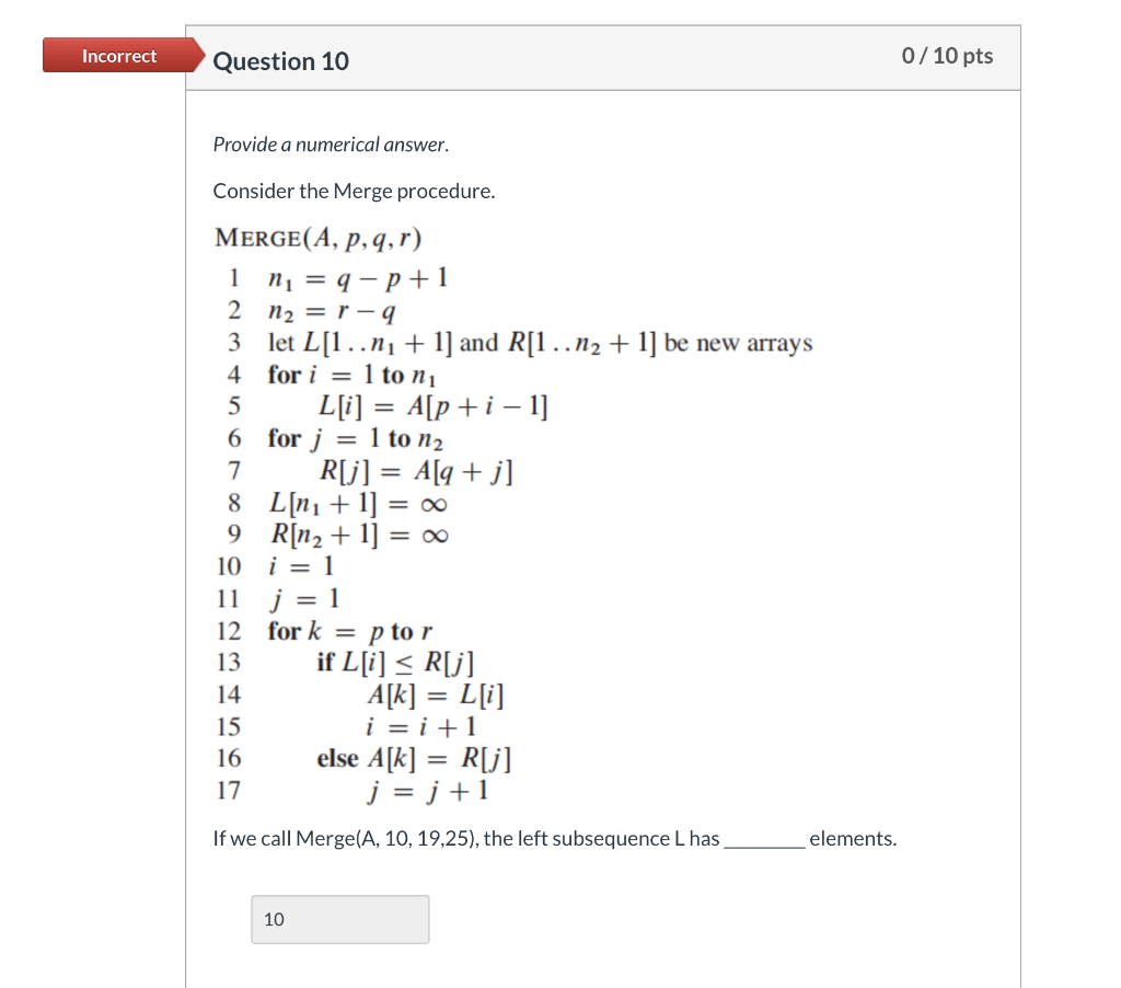 Solved Please provide steps on how to solve this correctly I | Chegg.com