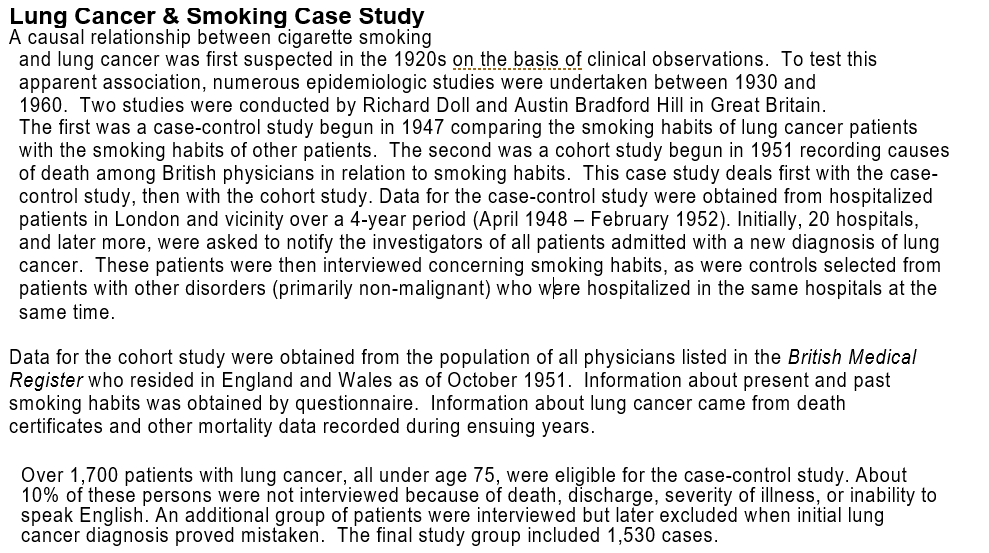 case study lung cancer