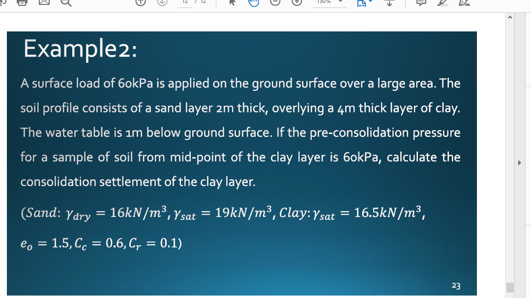 solved-1307o-example2-a-surface-load-of-60kpa-is-applied-on-chegg