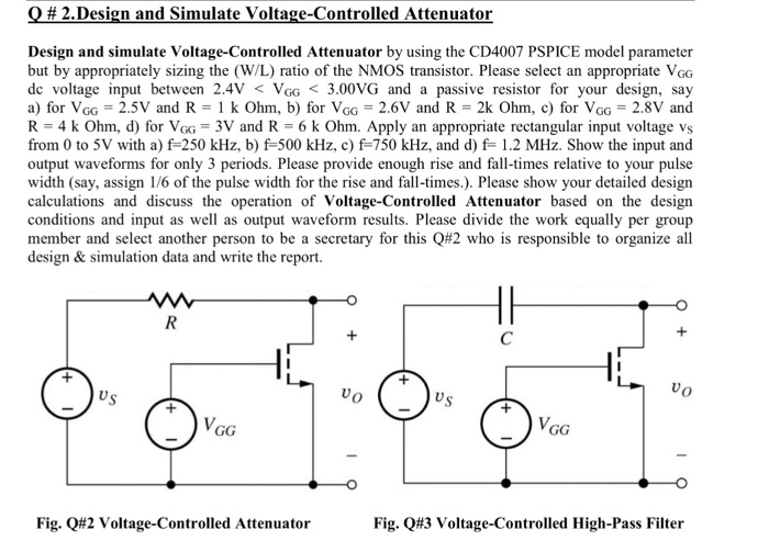 * CD4007 NMOS and PMOS transistor SPICE models | Chegg.com