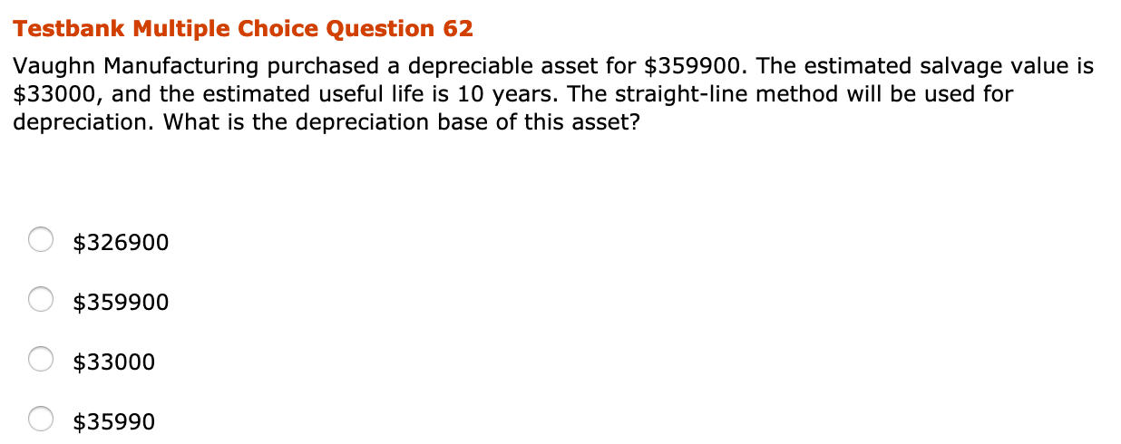 Solved Testbank Multiple Choice Question 62 Vaughn | Chegg.com