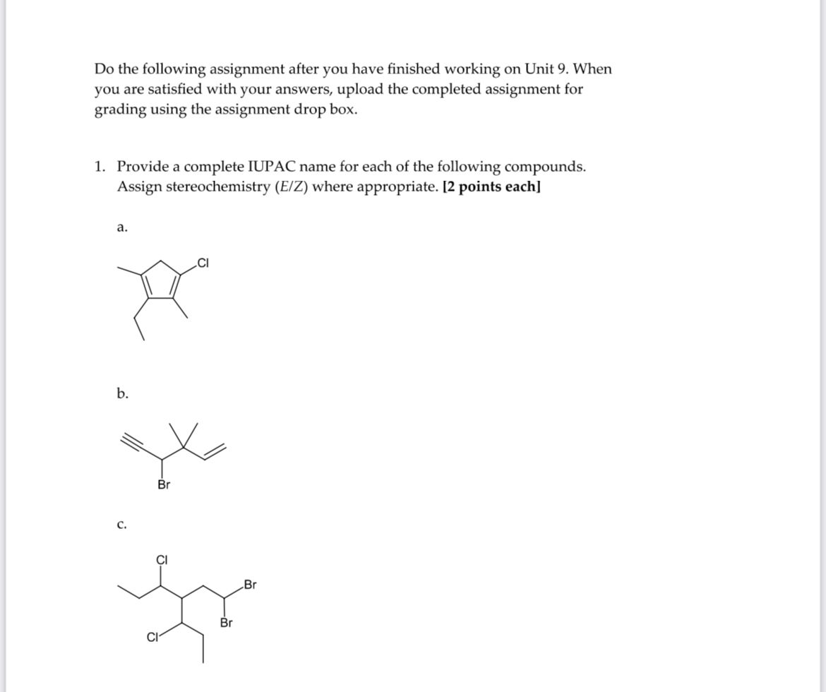 Solved Do the following assignment after you have finished | Chegg.com