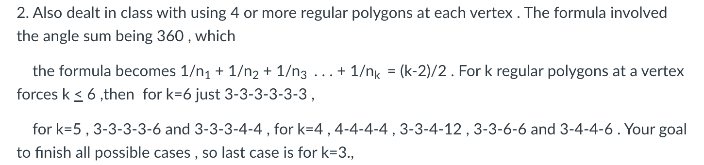 2. Determine all possible values for size of three | Chegg.com